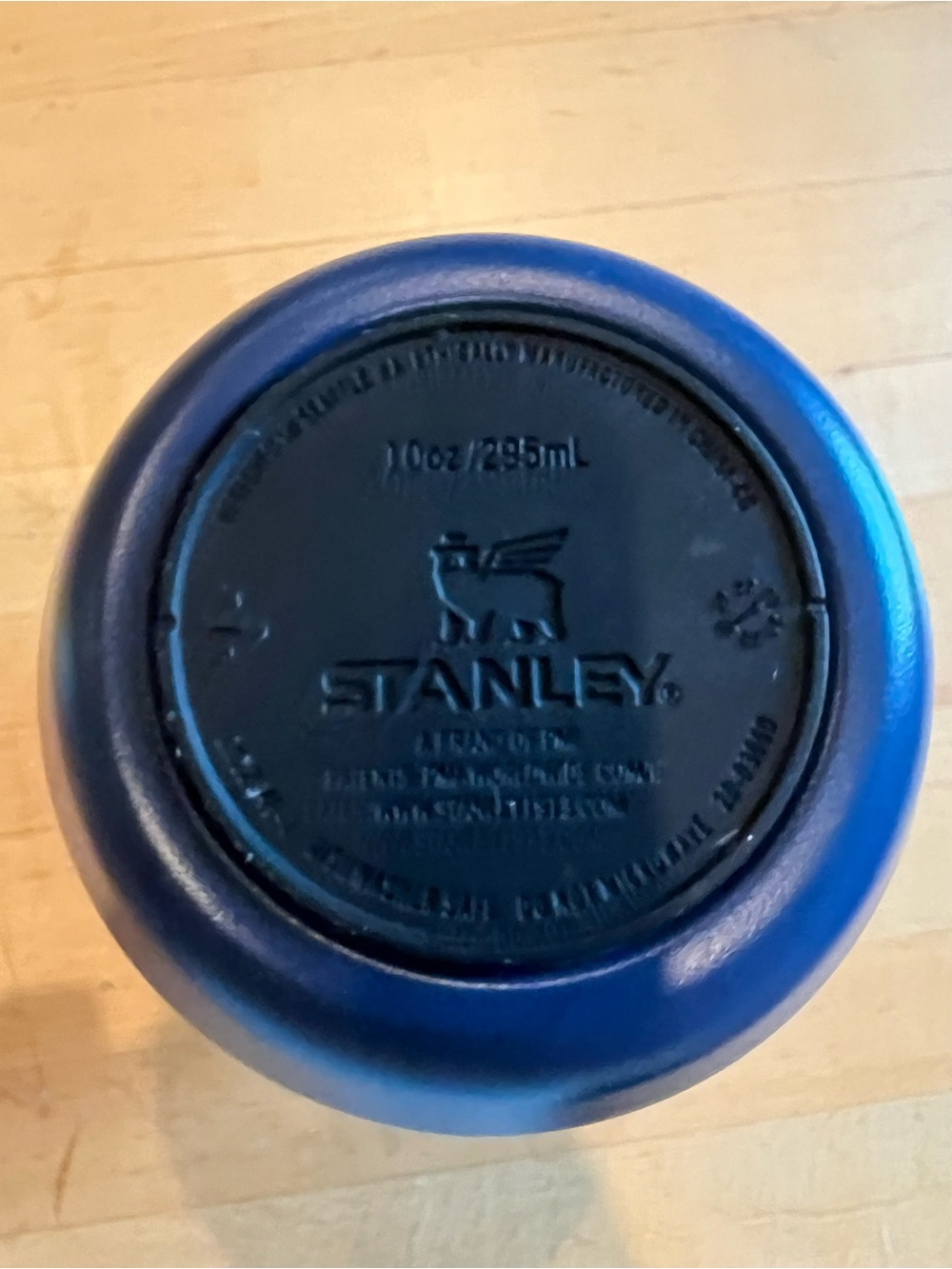 Stanley Navy Blue Insulated Tumbler with Clear Lid and Stainless Accent 10 ozs - Picture 5 of 5